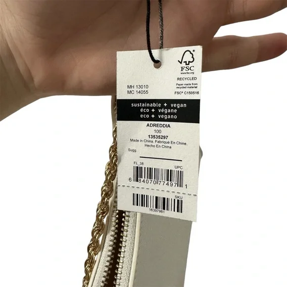 Call it Spring White & Gold Shoulder Bag - Picture 5 of 5